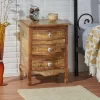 Ailey Handcrafted Boho Mango Wood 3 Drawer Nightstand Natural - Christopher Knight Home 1 Ailey Handcrafted Boho Mango Wood 3 Drawer Nightstand Natural - Christopher Knight Home -Chic Furniture Store GUEST 422ac8f6 7c61 4130 8edd 30651546f2d5