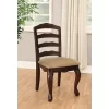 Set Of 2 Danburn Floral Accented Ladder Back Side Chair Dark Walnut - HOMES: Inside + Out 2 Set Of 2 Danburn Floral Accented Ladder Back Side Chair Dark Walnut - HOMES: Inside + Out -Chic Furniture Store GUEST 4326f7da 162e 4bc2 9831 f287ee663794