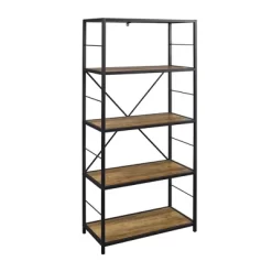 63" 4 Shelf Industrial Transitional Tall Bookshelf - Saracina Home 13 63" 4 Shelf Industrial Transitional Tall Bookshelf - Saracina Home -Chic Furniture Store GUEST 43f6ae14 00e5 4498 b215 cdae8a95d4c2