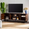 2 Door Mid-Century Modern Wood Storage TV Stand For TVs Up To 80" - Saracina Home 1 2 Door Mid-Century Modern Wood Storage TV Stand For TVs Up To 80" - Saracina Home -Chic Furniture Store GUEST 483698e6 5ac0 4765 b2c6 06165d910486