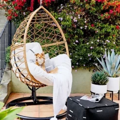 Britanna Patio Hanging Egg Chair - Natural - Opalhouse™ -Chic Furniture Store GUEST 4b072736 06c1 4fa1 8662 422f2020ef23