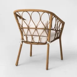 Britanna 3pc Patio Bistro Set Natural/Linen - Opalhouse™ -Chic Furniture Store GUEST 4b314db9 c026 4801 9c74 43b9fedb7fa1