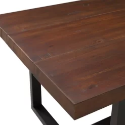 72" Modern Farmhouse Solid Wood Distressed Plank Top Dining Table - Saracina Home -Chic Furniture Store GUEST 4c7771cf 0134 4e60 af5f adf6bf8766c0