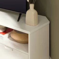 Cara Mid-Century Modern 3 Drawer Corner TV Stand For TVs Up To 58" - Saracina Home 37 Cara Mid-Century Modern 3 Drawer Corner TV Stand For TVs Up To 58" - Saracina Home -Chic Furniture Store GUEST 4d460d9d e580 44a2 a814 3c51012cc883