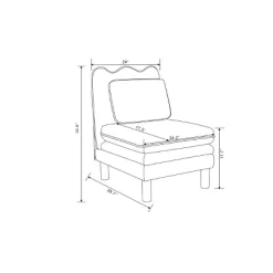 Bencia Slipper Chair Mustard - Opalhouse™ Designed With Jungalow™ -Chic Furniture Store GUEST 4d80f964 dbda 460c 8ee2 654eb7314d72