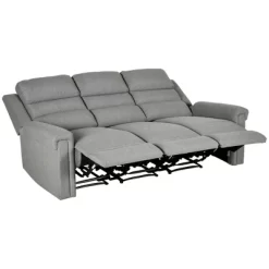 HOMCOM Recliner Sofa Couch With Easy Pull Handles And Adjustable Footrest, 3 Seater Sofa Modern Couch, Gray 9 HOMCOM Recliner Sofa Couch With Easy Pull Handles And Adjustable Footrest, 3 Seater Sofa Modern Couch, Gray -Chic Furniture Store GUEST 4e524981 c02c 4ca4 b112 cfc002a69fca