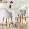 Kinston Swivel Curved Back Upholstered Counter Height Barstool - Threshold™ 2 Kinston Swivel Curved Back Upholstered Counter Height Barstool - Threshold™ -Chic Furniture Store GUEST 4e729b8a 07a9 4b13 aa6f c92e08251c37