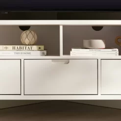 Cara Mid-Century Modern 3 Drawer Corner TV Stand For TVs Up To 58" - Saracina Home 34 Cara Mid-Century Modern 3 Drawer Corner TV Stand For TVs Up To 58" - Saracina Home -Chic Furniture Store GUEST 4fd87e73 4820 481c 992e dd4b9bda1b48