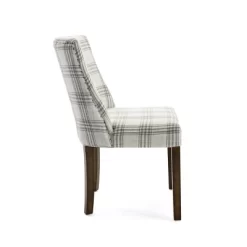 2pk Harman Contemporary Upholstered Plaid Dining Chairs Gray/Light Beige/Brown - Christopher Knight Home -Chic Furniture Store GUEST 51abdcd1 98ba 4f06 aac9 75ce5b27b4d7