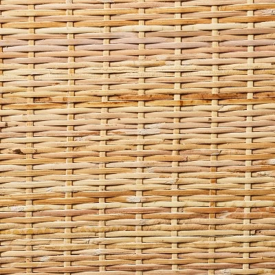 Console Table With Woven Rattan Shelf Black - Threshold™ Designed With Studio McGee 7 Console Table With Woven Rattan Shelf Black - Threshold™ Designed With Studio McGee - Image 5