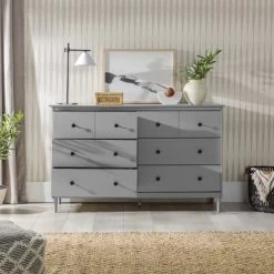 Stiva Classic Mid-Century Modern Horizontal 6 Drawer Dresser - Saracina Home 26 Stiva Classic Mid-Century Modern Horizontal 6 Drawer Dresser - Saracina Home -Chic Furniture Store GUEST 53801b5f b1d4 4b04 8c85 a7971d352e4e