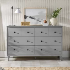 Stiva Classic Mid-Century Modern Horizontal 6 Drawer Dresser - Saracina Home 24 Stiva Classic Mid-Century Modern Horizontal 6 Drawer Dresser - Saracina Home -Chic Furniture Store GUEST 55a1bf06 cdad 4041 80a8 dbce1286add0