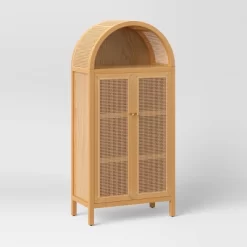 Woven Arched Wood Cabinet - Threshold™ -Chic Furniture Store GUEST 55ee5cc0 3aff 4967 be03 2e31c724f280