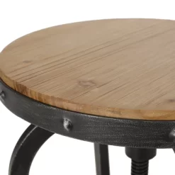 2pc Farmdale Industrial Firwood Adjustable Height Swivel Counter Height Barstools Antique Natural/Pewter - Christopher Knight Home 16 2pc Farmdale Industrial Firwood Adjustable Height Swivel Counter Height Barstools Antique Natural/Pewter - Christopher Knight Home -Chic Furniture Store GUEST 561edad3 fe92 4095 8ef3 4d2416b1366a