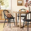 2pk Adwolf Rounded Spindle Dining Chairs Black - Threshold™