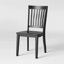 2pk Holden Slat Back Dining Chair Black - Threshold™ -Chic Furniture Store GUEST 5c33c1cf e8f4 40f2 8880 34c871685475