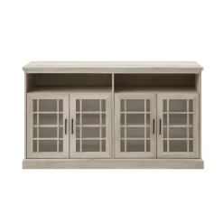 Transitional 4 Door Windowpane TV Stand For TVs Up To 65" - Saracina Home -Chic Furniture Store GUEST 5d64fa4a 7170 414b abad cc72d8ce7fd1