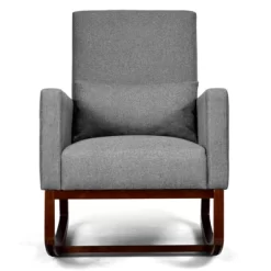 Tangkula 2-in-1 Upholstered Rocking Chair With Wood Leg & Pillow Relax Sofa Chair Light Grey/Beige/Dark Gray 24 Tangkula 2-in-1 Upholstered Rocking Chair With Wood Leg & Pillow Relax Sofa Chair Light Grey/Beige/Dark Gray -Chic Furniture Store GUEST 5f5218cd e5cc 4a7a 8198 e10601212c46