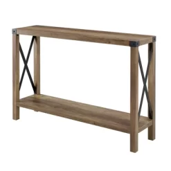 Sophie Rustic Industrial X Frame Entry Table - Saracina Home -Chic Furniture Store GUEST 6004cebb 134c 4f3e a552 7a10428fe1f3