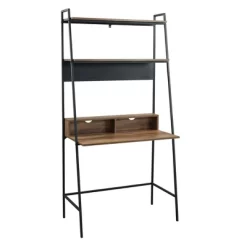 36" Writing Desk With Open Storage Ladder Bookshelf - Saracina Home 24 36" Writing Desk With Open Storage Ladder Bookshelf - Saracina Home -Chic Furniture Store GUEST 62238f92 a3f2 4932 b53f 1b8c4ab359c8