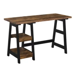 Designs2Go Trestle Desk With Shelves - Breighton Home -Chic Furniture Store GUEST 63e3a54d 0d29 4709 87d7 2c9754419ab8