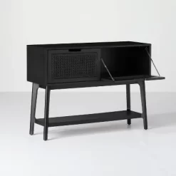Wood & Cane Console Table With Pull-Down Drawers - Hearth & Hand™ With Magnolia 15 Wood & Cane Console Table With Pull-Down Drawers - Hearth & Hand™ With Magnolia -Chic Furniture Store GUEST 653613cb c525 4ce5 ad5e a4ee9dc6a2f8