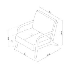 Esters Wood Armchair - Threshold™ 20 Esters Wood Armchair - Threshold™ -Chic Furniture Store GUEST 671b808a 0f51 4b1b 8bb1 34be7d271a3c