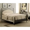 Geraldine Upholstered Headboard Poster Panel Bed Powder Coated Gun Metal - HOMES: Inside + Out -Chic Furniture Store GUEST 68b63e82 d308 4da5 a092 5b7b86bff086