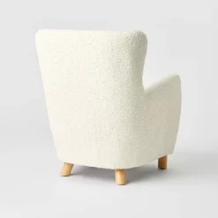 Kessler Wingback Faux Sherling Accent Chair Cream - Threshold™ Designed With Studio McGee -Chic Furniture Store GUEST 68e4f7d2 06d7 4346 a79c 29467f3335bf