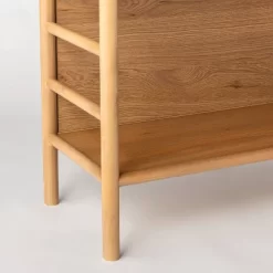 72" Holladay Curved Wooden Bookcase - Threshold™ Designed With Studio McGee -Chic Furniture Store GUEST 68f47188 5121 4717 ac39 f4ceeabd4e01