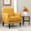 Tangkula Set Of 2 Modern Accent Chair Upholstered Sofa Chair W/ Rubber Wood Legs Yellow 2 Tangkula Set Of 2 Modern Accent Chair Upholstered Sofa Chair W/ Rubber Wood Legs Yellow -Chic Furniture Store GUEST 6a5ed62b f16f 41cc b3a2 79aabc223b86