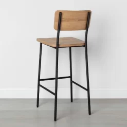 Wood & Steel Bar Stool - Natural/Black - Hearth & Hand™ With Magnolia 10 Wood & Steel Bar Stool - Natural/Black - Hearth & Hand™ With Magnolia -Chic Furniture Store GUEST 6eaa47a6 9822 41a0 a64f 3de14d1eaffd
