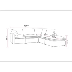 5pc Allandale Modular Sectional Sofa Set - Project 62™ 15 5pc Allandale Modular Sectional Sofa Set - Project 62™ -Chic Furniture Store GUEST 6fe5734f a99e 4188 b902 bcc9240740b5