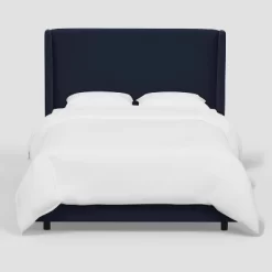 Antwerp Wingback Bed In Velvet - Threshold™