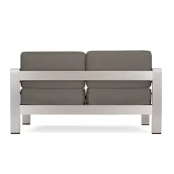 Cape Coral 5pc Aluminum And MGO Seating Set With Fire Table Khaki/Light Gray - Christopher Knight Home 26 Cape Coral 5pc Aluminum And MGO Seating Set With Fire Table Khaki/Light Gray - Christopher Knight Home -Chic Furniture Store GUEST 72369f1a e599 4d30 93cb 877b6f8ed328