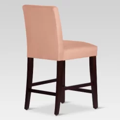 25" Velvet Parsons Counter Height Barstool Wood - Threshold™ -Chic Furniture Store GUEST 73d6775c 2065 441e 8c07 519e9bd63b1c