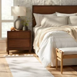 Wood & Cane Transitional Nightstand - Hearth & Hand™ With Magnolia -Chic Furniture Store GUEST 7458edb0 cafe 4b22 951c a4eb42bc6887 1