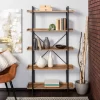68" 5 Tray Shelf Urban Pipe X Back Bookshelf - Saracina Home -Chic Furniture Store GUEST 7ad9f6be 6ef0 46de 8004 93e79c8b8790