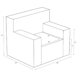 Modern Kids’ Chair - Pillowfort™ -Chic Furniture Store GUEST 7e5d5e59 dbaa 4703 b8f2 fd7c1c9a2624