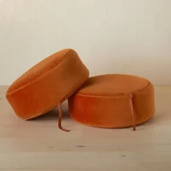 Olivia Round Pouf Rust - Opalhouse™ Designed With Jungalow™ -Chic Furniture Store GUEST 82af329b 8f41 4a0d 911f baedd52777c2
