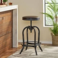 27.5" Gunner Swivel Barstool - Christopher Knight Home -Chic Furniture Store GUEST 82ff8e9d 8141 4228 b7af 6e363725ff97