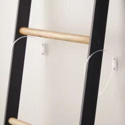 6' Wood & Steel Blanket Ladder Black/Natural - Hearth & Hand™ With Magnolia -Chic Furniture Store GUEST 832b7fc2 080d 49de aa60 67ff10fe265d