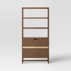70.5" Warwick Storage Bookcase Brown - Threshold™ -Chic Furniture Store GUEST 85980270 0fc8 4a5b ba6e e66fa9ae95c9