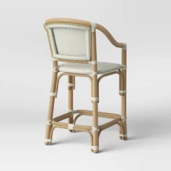 Parksley Rattan And Woven Counter Height Barstool White - Threshold™ -Chic Furniture Store GUEST 85a3cbc1 515c 4385 be24 e88f92678a50