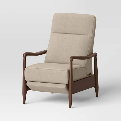 Dusk Mid-Century Wooden Arm Recliner - Threshold™ 9 Dusk Mid-Century Wooden Arm Recliner - Threshold™ - Image 7