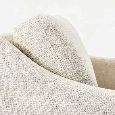 Vivian Park Upholstered Swivel Chair Cream - Threshold™ Designed With Studio McGee 6 Vivian Park Upholstered Swivel Chair Cream - Threshold™ Designed With Studio McGee - Image 4