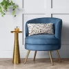 Beadle Accent Chair With Brass Leg Velvet Blue - Project 62™ 2 Beadle Accent Chair With Brass Leg Velvet Blue - Project 62™ -Chic Furniture Store GUEST 8ccbf5b0 9e09 4135 98bb 0abf3c1d375e