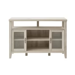 Rustic Transitional Double Door Highboy Buffet - Saracina Home -Chic Furniture Store GUEST 90926930 4fb2 4ce3 87d4 0ebc817796ba