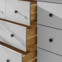 Stiva Classic Mid-Century Modern Horizontal 6 Drawer Dresser - Saracina Home 34 Stiva Classic Mid-Century Modern Horizontal 6 Drawer Dresser - Saracina Home -Chic Furniture Store GUEST 91898bd5 b026 4577 881c aaf75dec2792