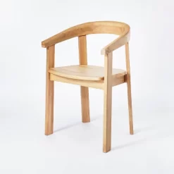 Terra Solid Wood Curved Back Dining Chair - Threshold™ Designed With Studio McGee -Chic Furniture Store GUEST 9247e68d 2d42 4de0 acf8 805ddf967c24